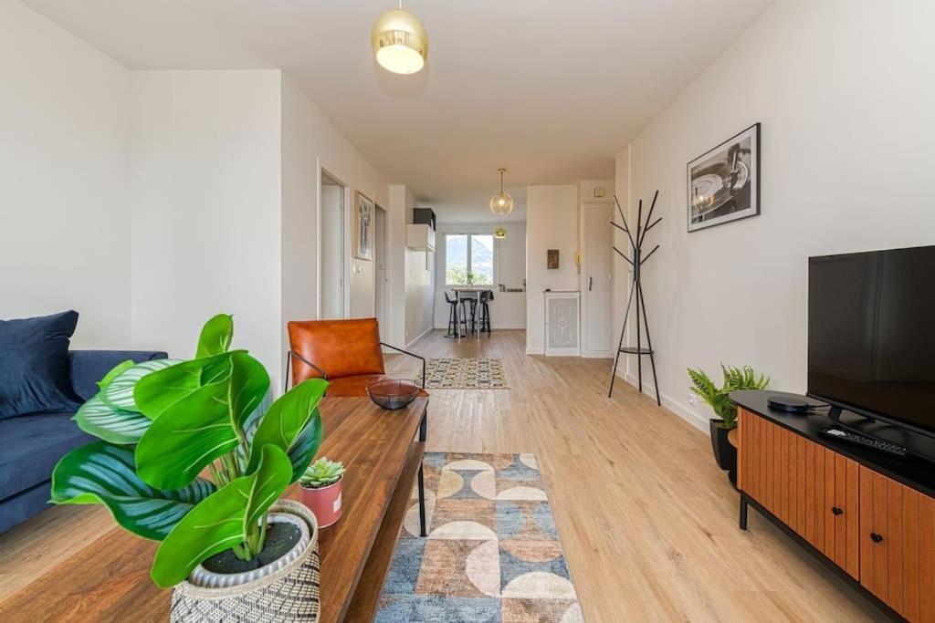 Haut Standing, 4 Ch Dont 2 Sdb Prive, Clim, Fibre Grenoble Esterno foto