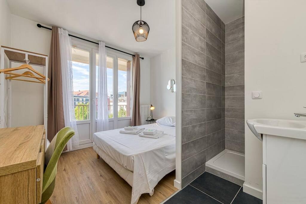 Haut Standing, 4 Ch Dont 2 Sdb Prive, Clim, Fibre Grenoble Esterno foto